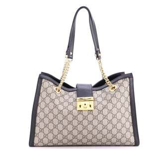 Gucci Padlock Chain Tote Gg Coated #251005G10B
